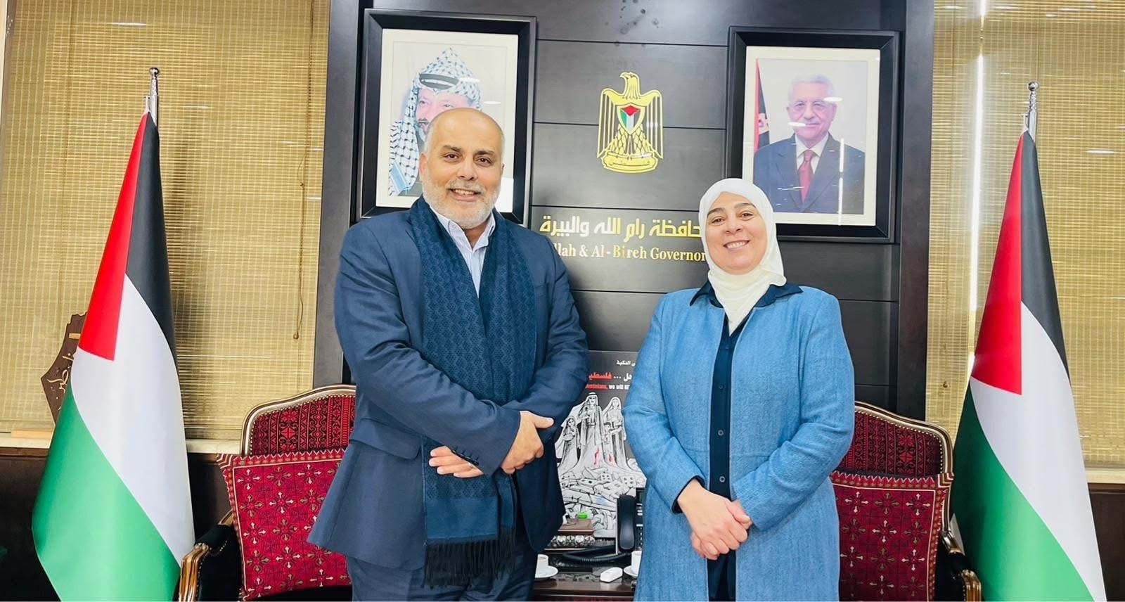 د. ليلى غنام و د. جهاد رمضان